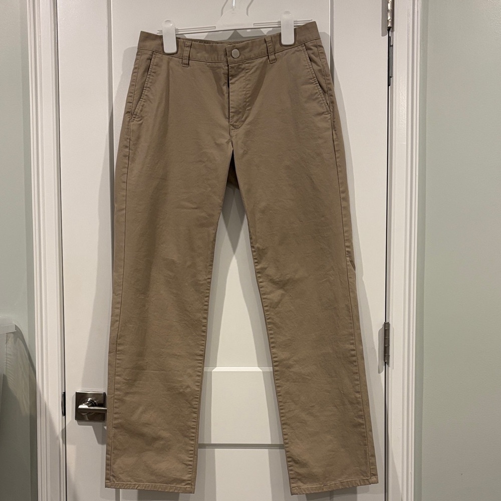 Bonobos Mens Khaki Straight Leg Pants 32/32